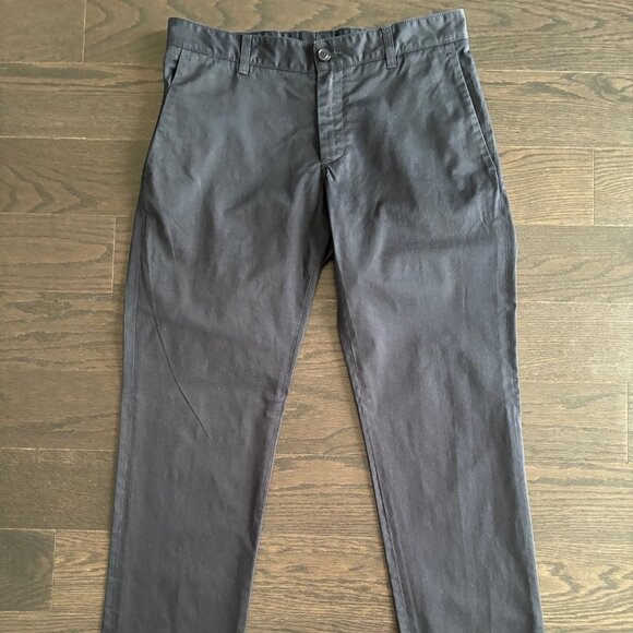 Moncler Pantalone Sportivo Trouser Pants 36R Size 52 Navy Blue Made in Italy - Picture 2 of 8